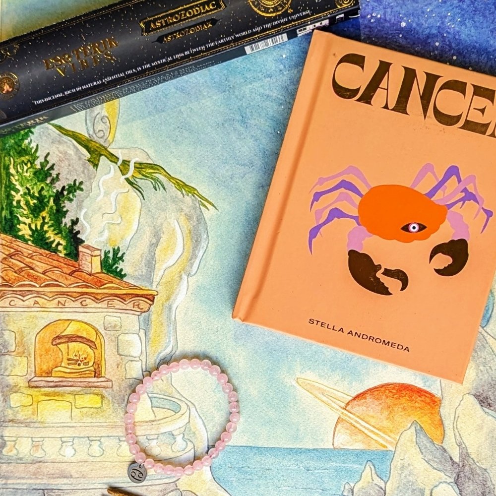 Découvrez l’univers apaisant et intuitif du Cancer avec ce coffret astrologique en édition limitée. Conçu pour nourrir votre sensibilité, renforcer votre bien-être émotionnel et valoriser vos qualités protectrices, ce coffret regroupe trois éléments spécialement sélectionnés pour vous guider vers l’harmonie intérieure.