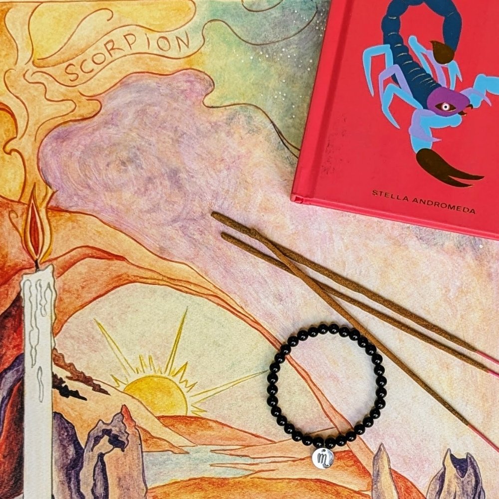 Ce coffret astrologique en édition limitée célèbre l’intensité, la passion et la profondeur du Scorpion. Conçu pour amplifier votre pouvoir personnel, équilibrer vos émotions et renforcer votre résilience, il regroupe trois éléments spécialement choisis pour nourrir votre énergie transformatrice.