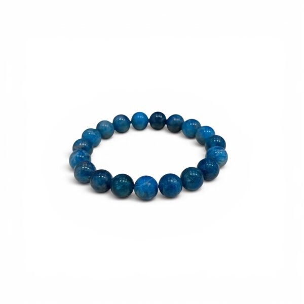 Bracelet apatite bleue a 8mm